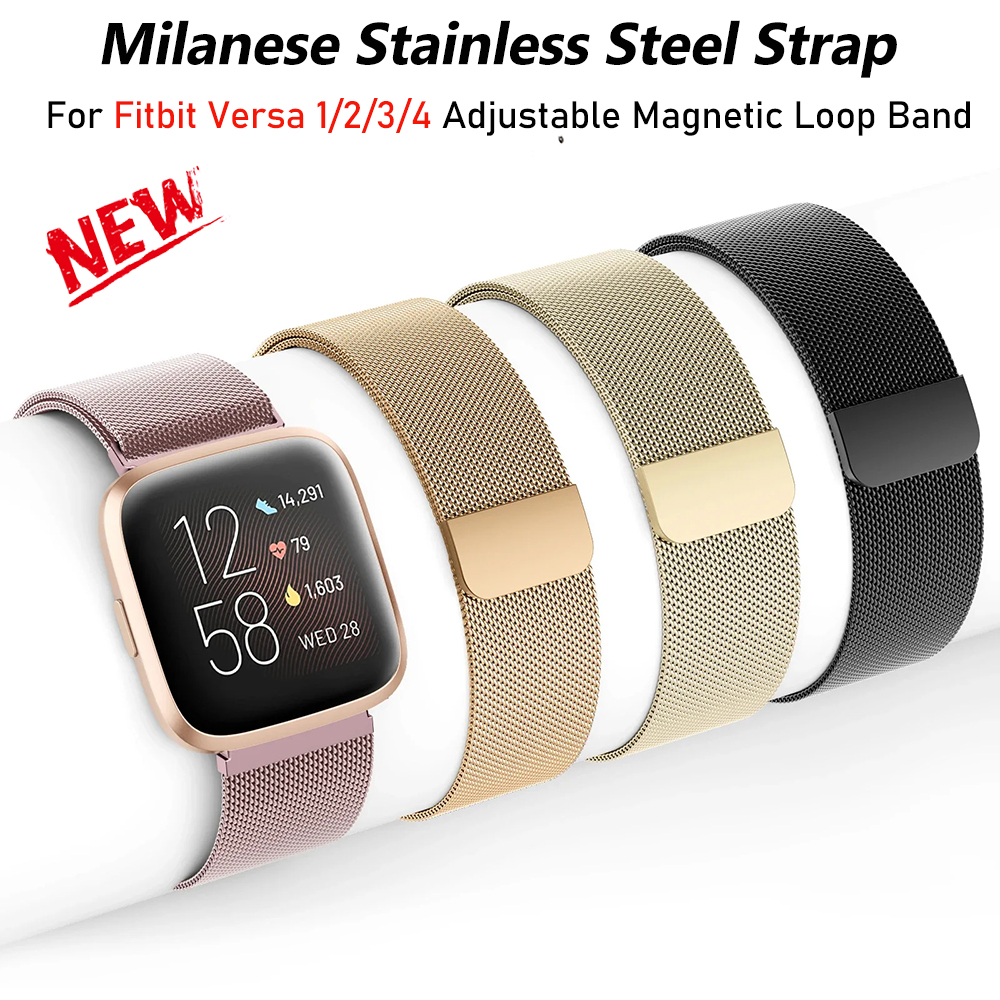 Milanese Loop Magnetic - Milanese Strap for Fitbit Versa 1/2/3/4