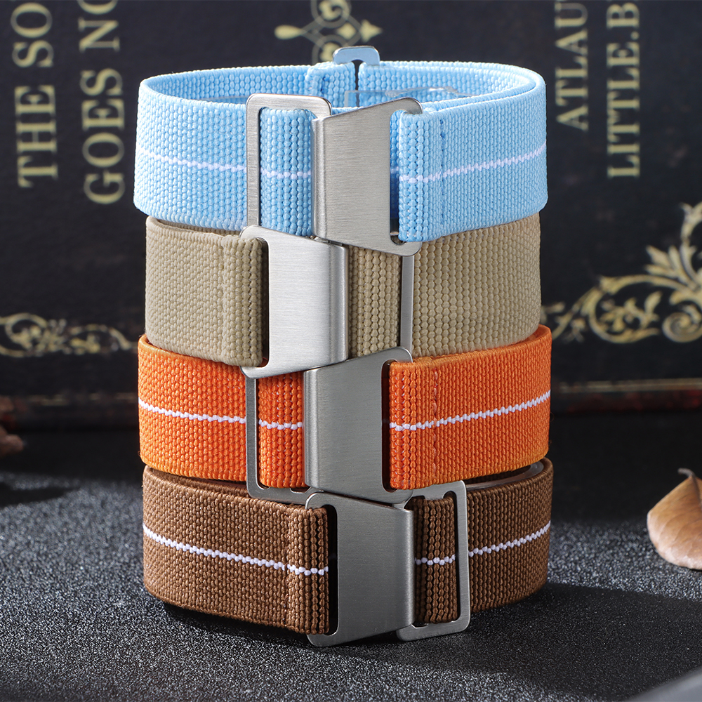 Elastic Watch Strap 18mm 20mm  - Parachute Strap Elastic のレビューと価格