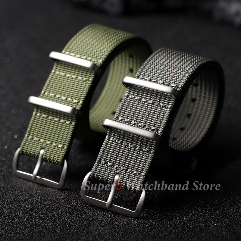 18mm 19mm 20mm 22mm New Ribbed - Canvas Strap Watch のレビューと価格