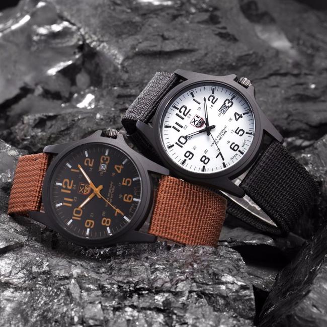 Men'S Quartz Watch Student Sim - Tropic Strap Vintage のレビューと価格