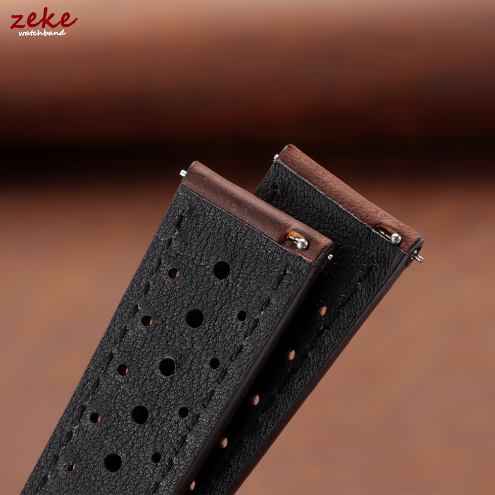 Vintage Racing Leather Watch S - Leather Strap Quick Release のレビューと価格