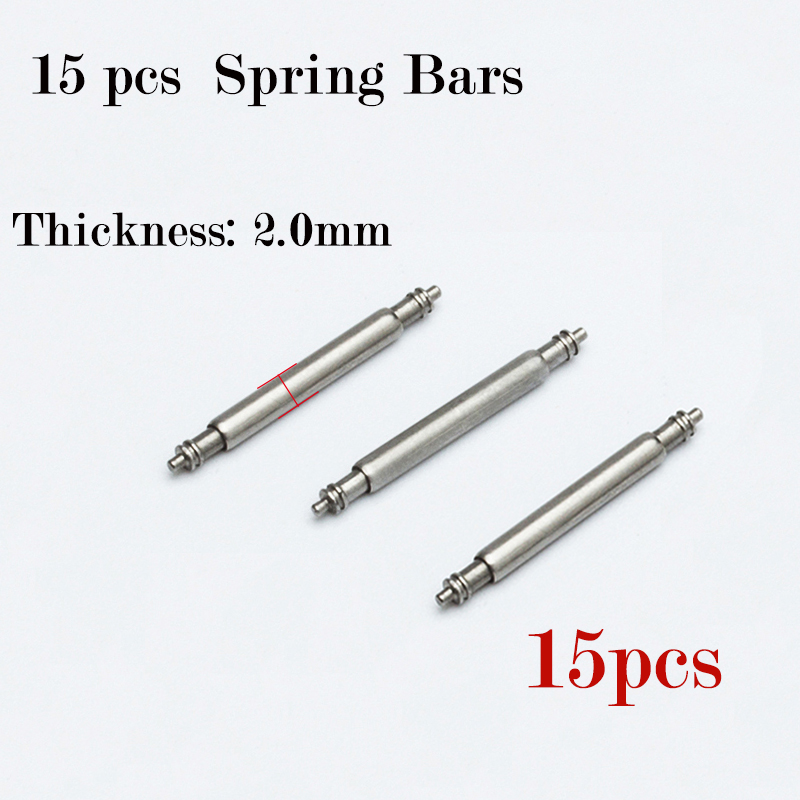 15pcs Watch Band Pin 2.0mm Dia - Spring Bar Tool Set のレビューと価格