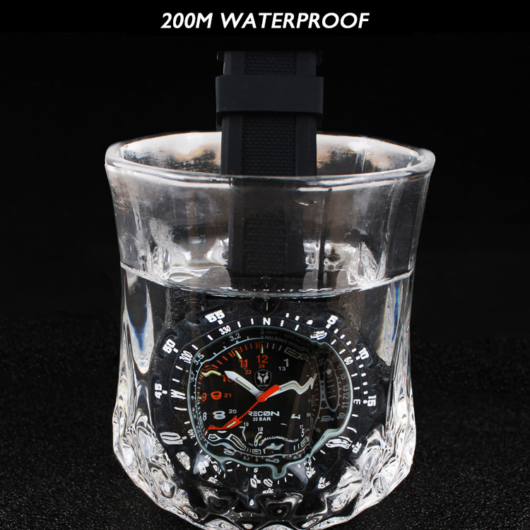 Hnlgnox Mens Pilot Watches Spo - Rubber Strap Diver のレビューと価格