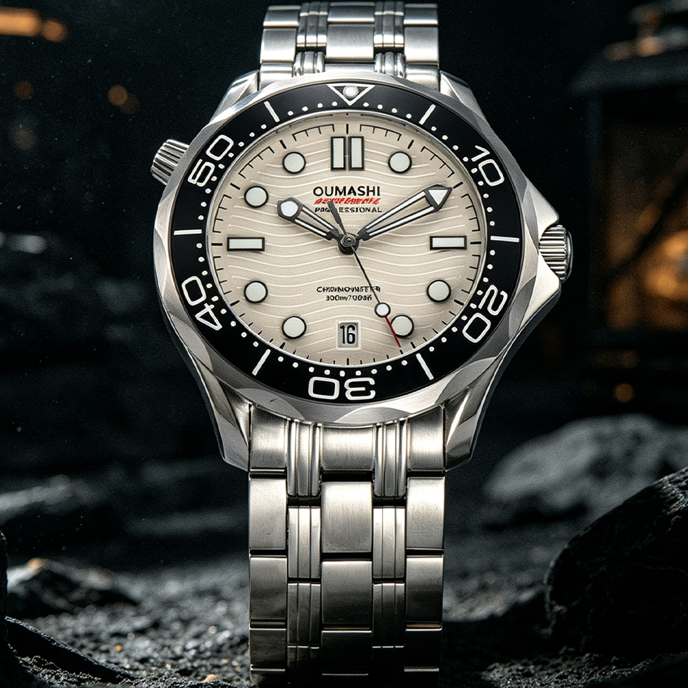 42mm luminous display men's wa - Stainless Bracelet Diver のレビューと価格