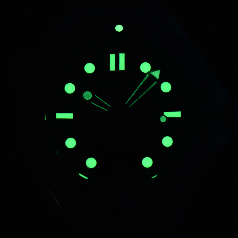 42mm luminous display men's wa - Stainless Bracelet Diver のレビューと価格