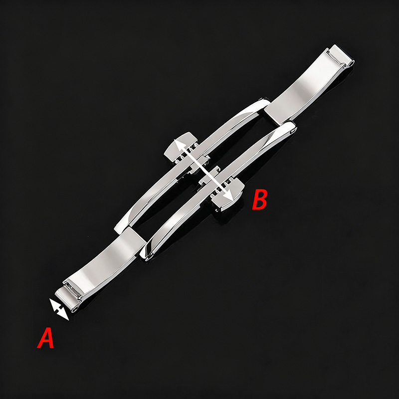 Watch Band Buckle Stainless St - Butterfly Clasp Deployant のレビューと価格