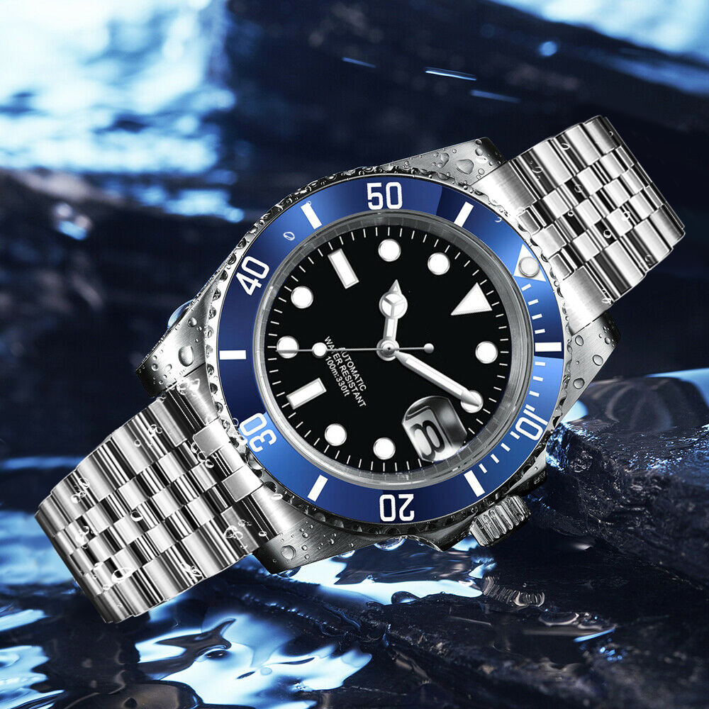 DIY Logo 40MM Dive Watch NH35  - Stainless Bracelet Diver のレビューと価格