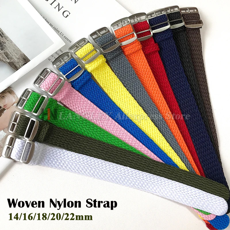 Fabric Woven Nylon Watch Band  - Perlon Strap Woven のレビューと価格