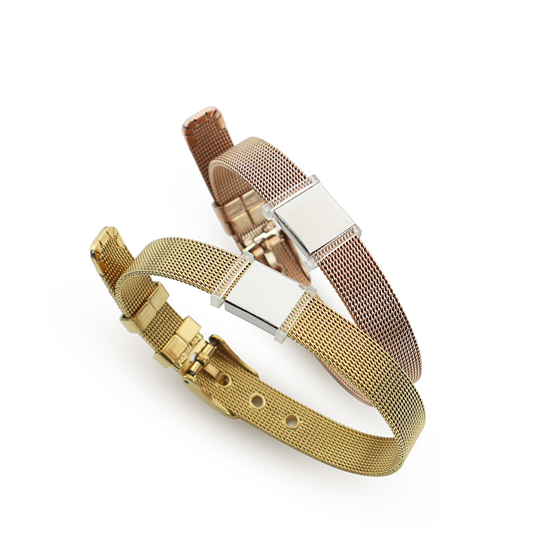 DINGLLY 10mm High Quality Stai - Mesh Strap Metal のレビューと価格