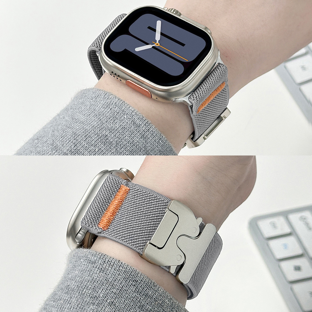 For Apple Watch Band Nylon Ela - Parachute Strap Elastic のレビューと価格