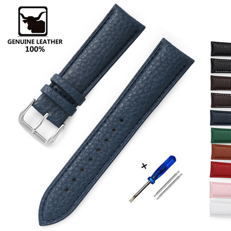 Litchi Pattern Soft Leather Wa - Nato Strap Nylon のレビューと価格