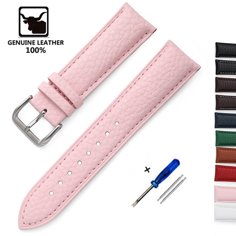 Litchi Pattern Soft Leather Wa - Nato Strap Nylon のレビューと価格
