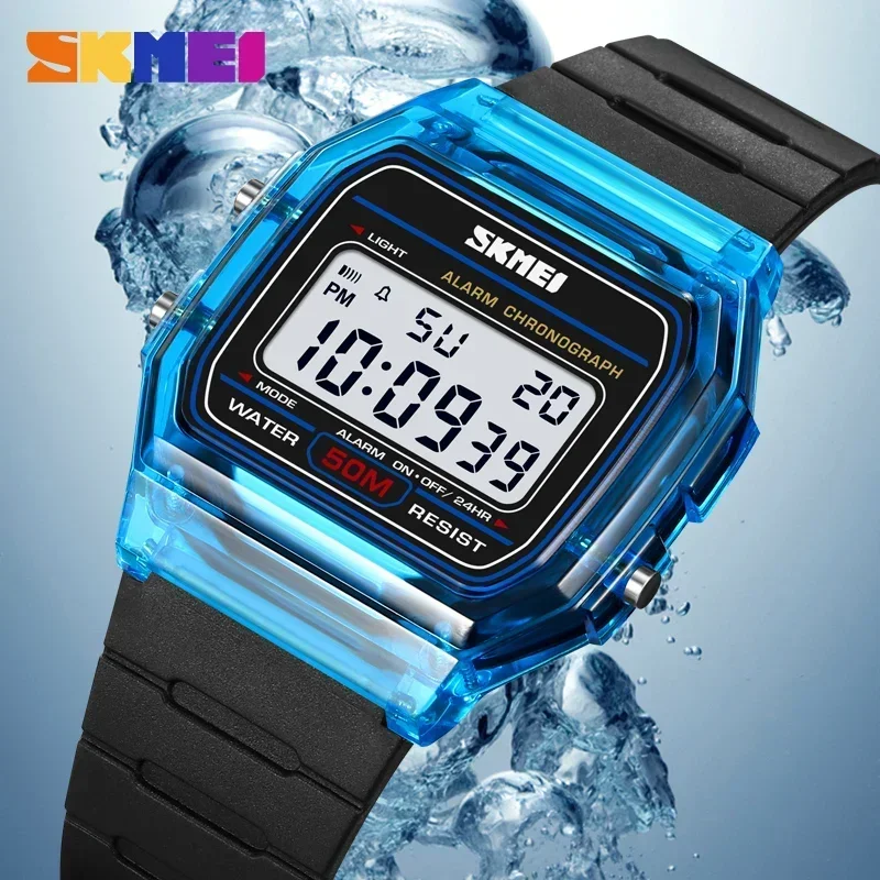 SKMEI 2056 Transparent TPU Str - Rubber Strap Diver のレビューと価格