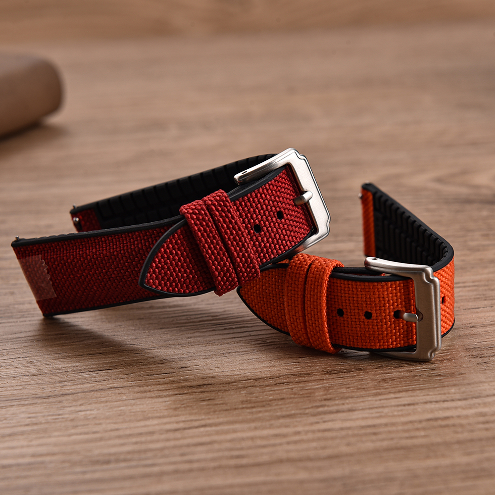 New Design Sailcloth Rubber St - Canvas Strap Watch のレビューと価格