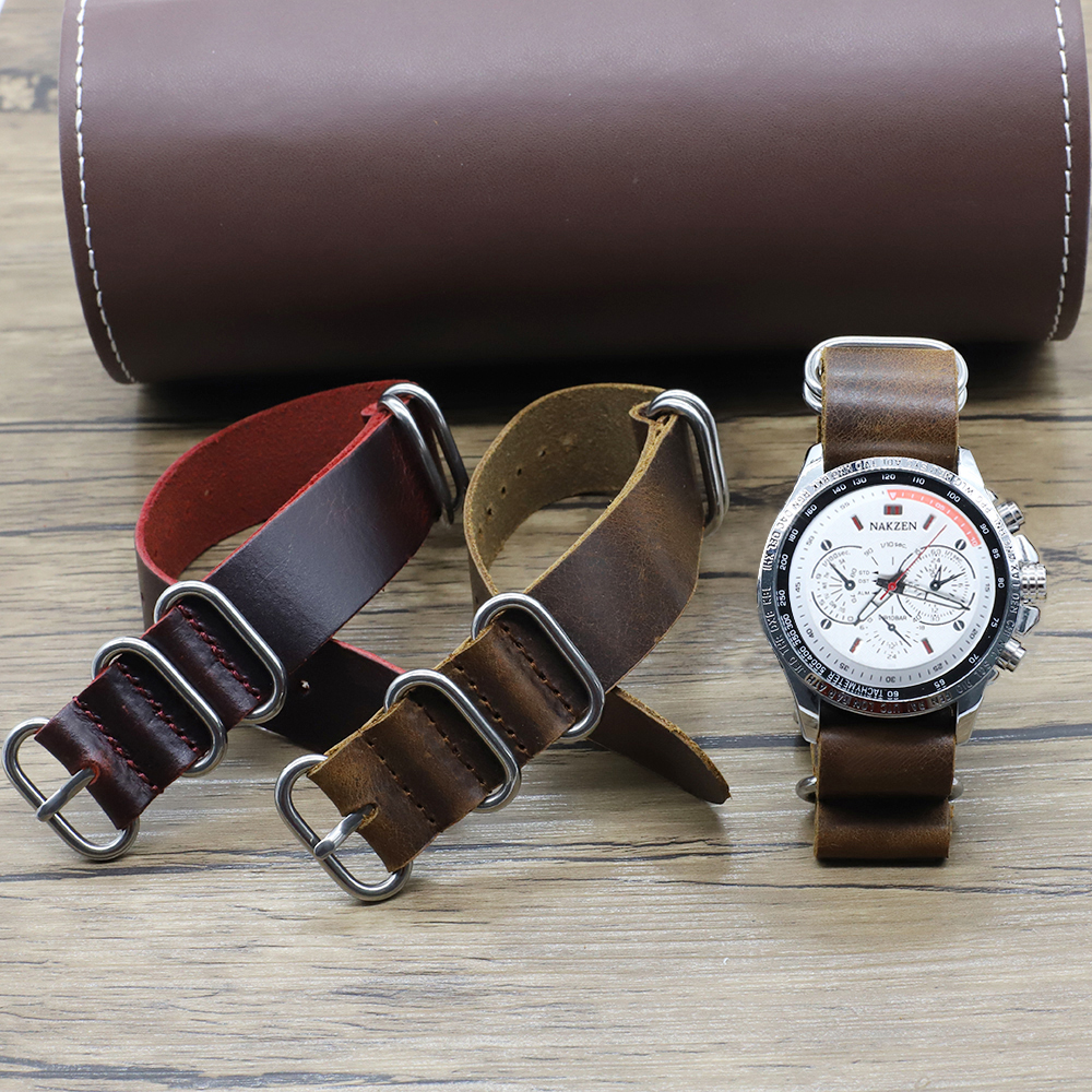 Genuine Leather Watch Band 18m - Suede Strap Watch のレビューと価格
