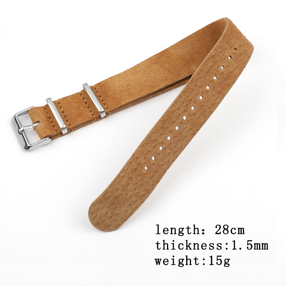 Soft Retro Suede Genuine Leath - Suede Strap Watch のレビューと価格