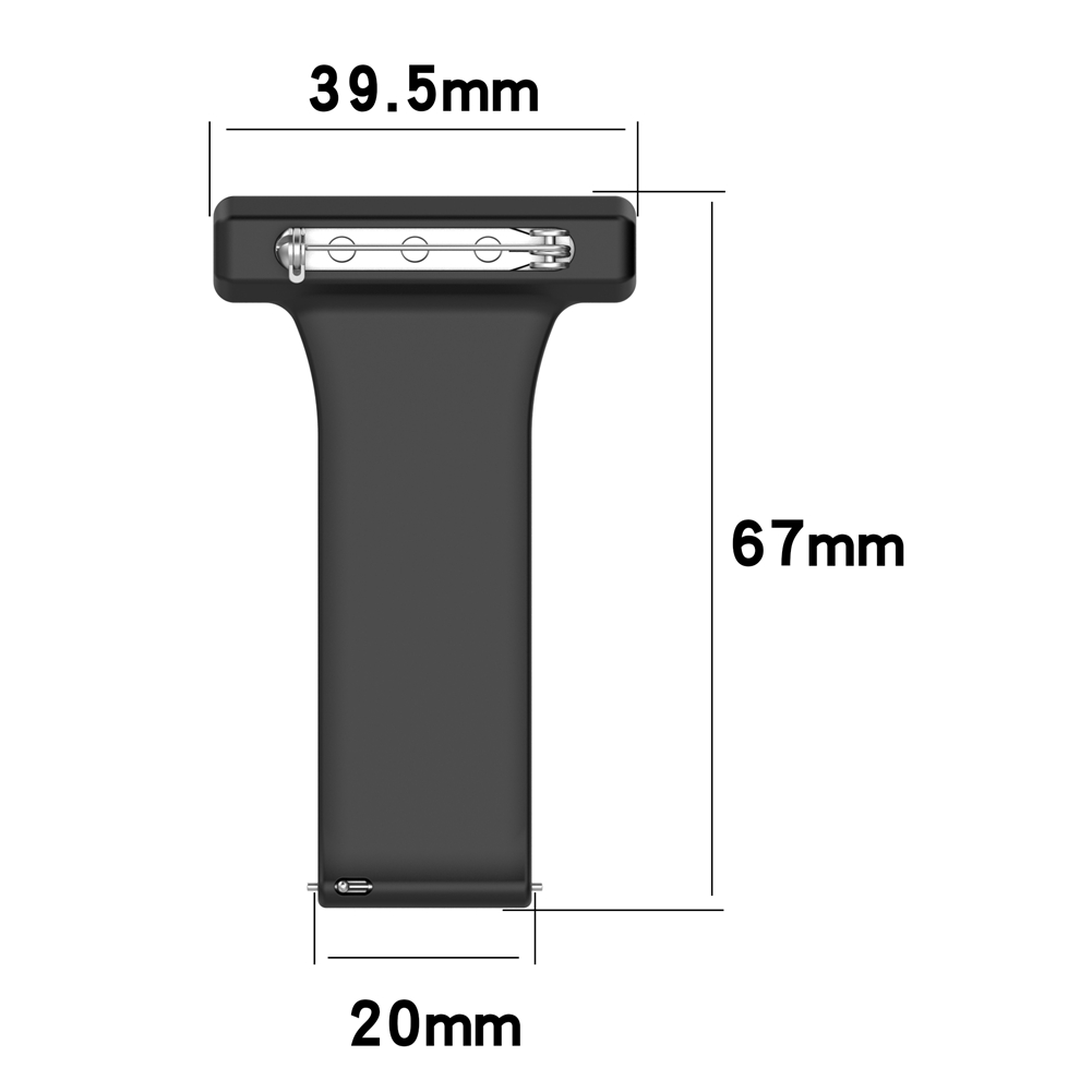 Pin Brooch Watch Strap 20MM 22 - Silicone Watch Band 22Mm のレビューと価格