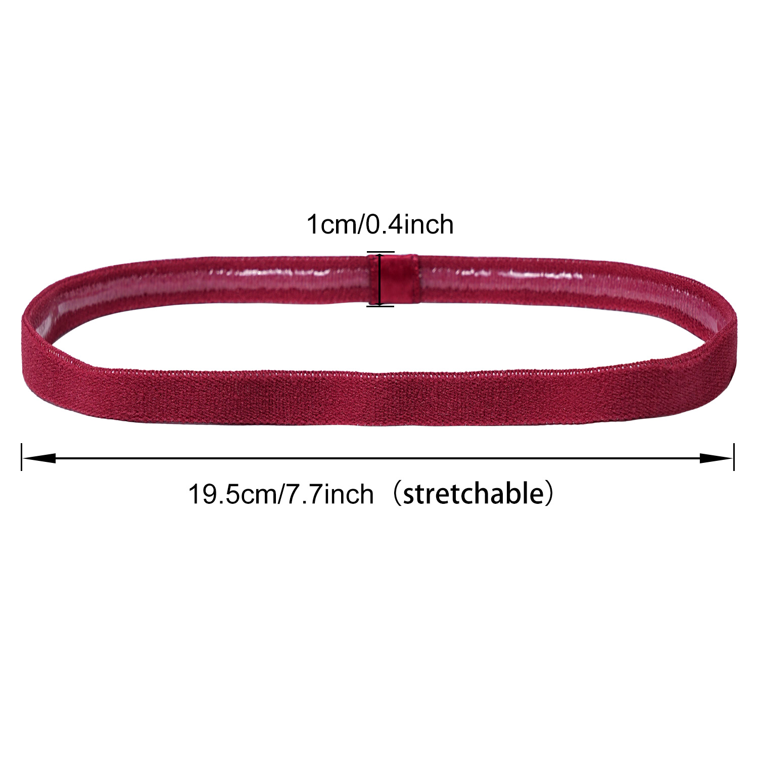 3Pcs Non-Slip Sports Hairband  - Silicone Band Women のレビューと価格