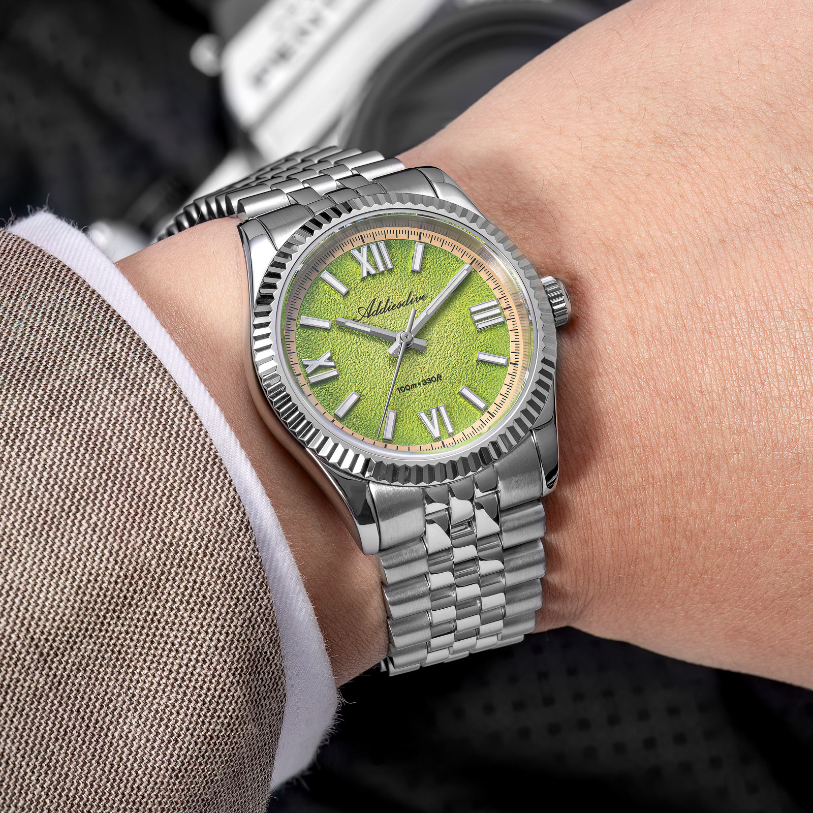 ADDIESDIVE Hight Quality Sapph - Stainless Bracelet Diver のレビューと価格
