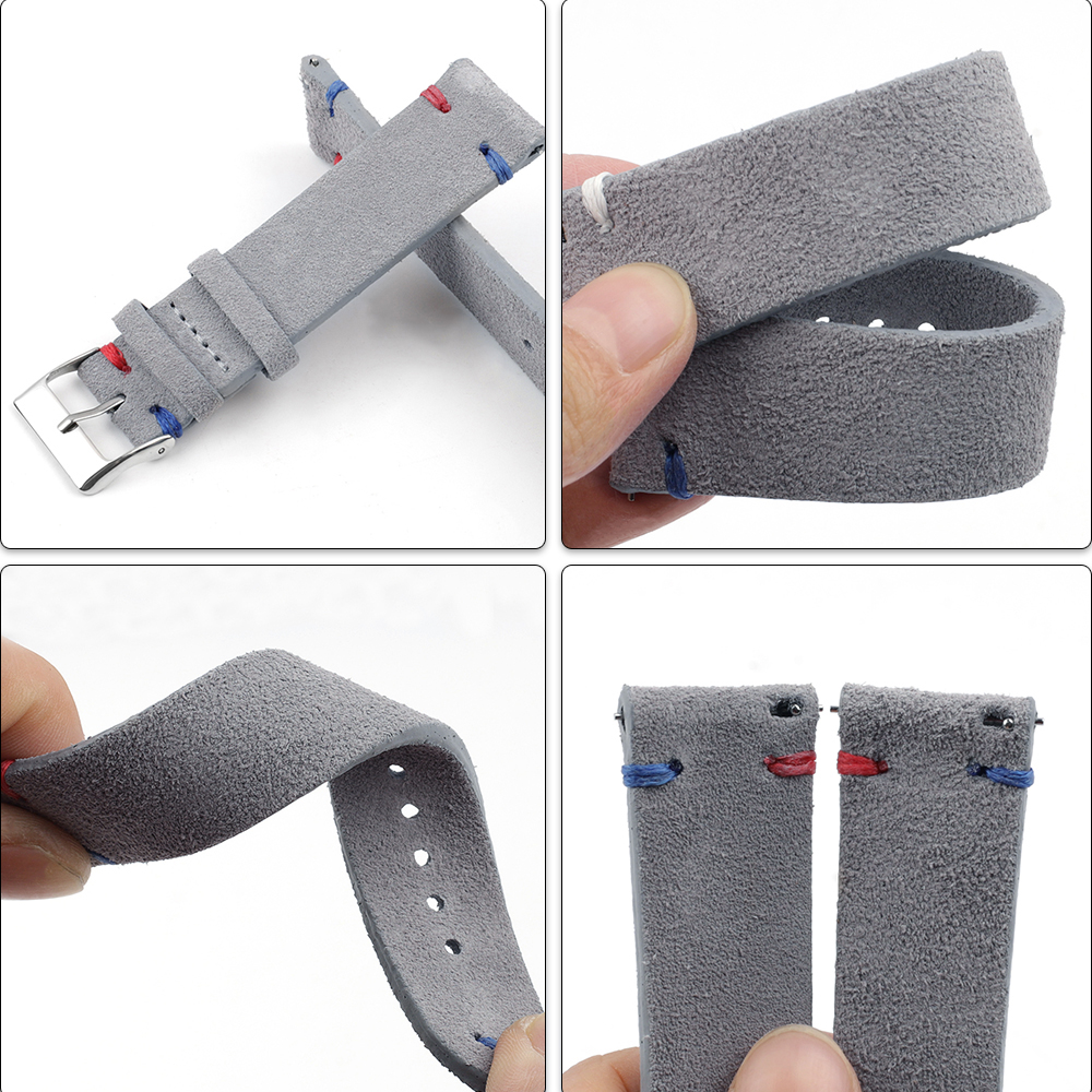High Quality Vintage Suede Lea - Suede Strap Watch のレビューと価格