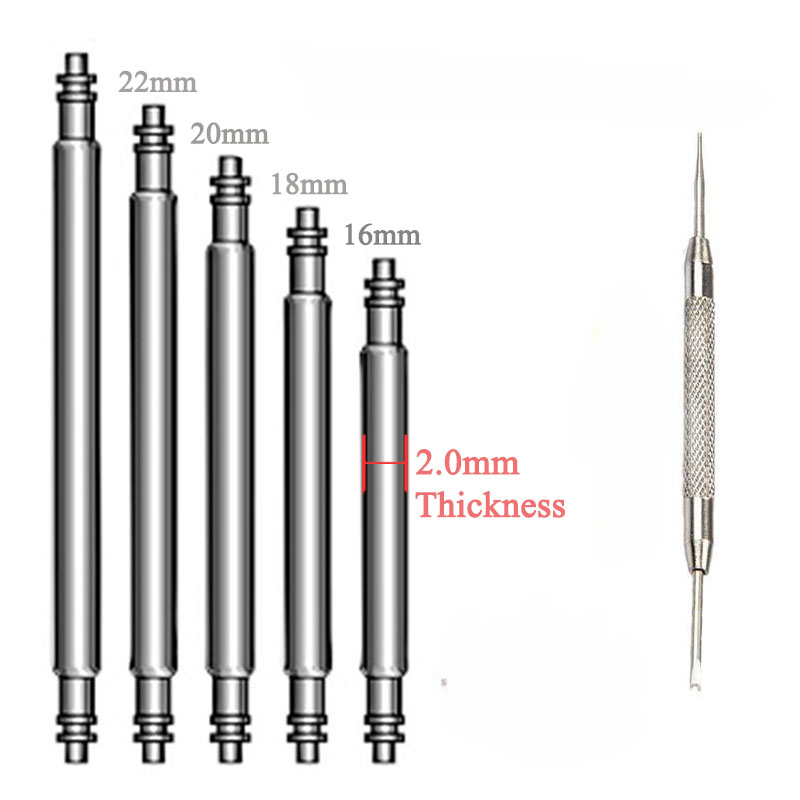15pcs Watch Band Pin 2.0mm Dia - Spring Bar Tool Set のレビューと価格