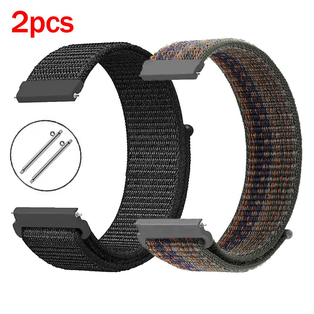 2Pcs 22mm Nylon Sport Strap Fo - Sport Loop Velcro のレビューと価格