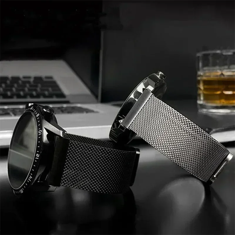 20/22mm Metal Milanese Loop Ba - Milanese Loop Magnetic のレビューと価格