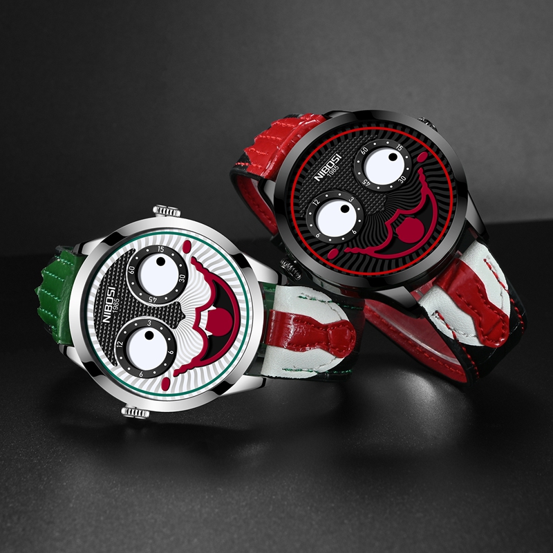 Cool Joker Watch Men Classic M - Leather Watch Band Men のレビューと価格