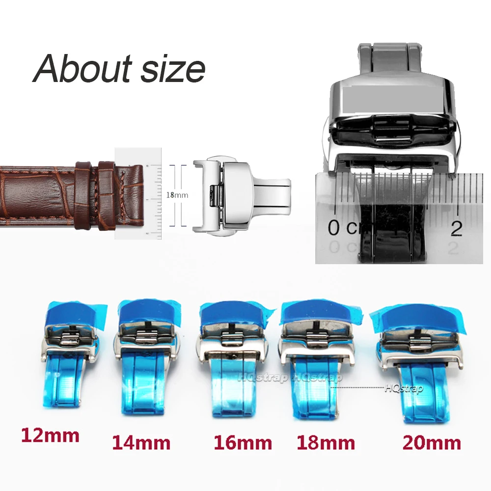 Matte Stainless Steel Butterfl - Butterfly Clasp Deployant のレビューと価格