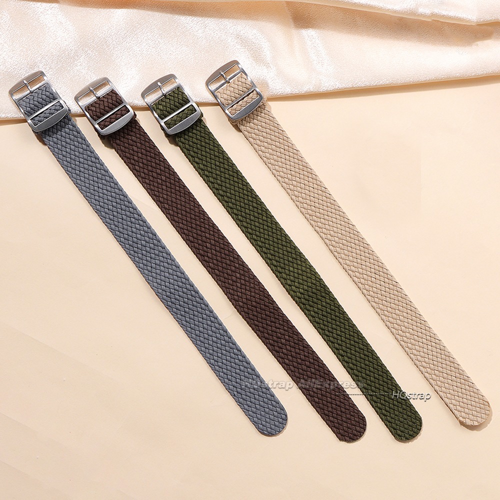 Nylon Woven Canvas Watch Band  - Perlon Strap Woven のレビューと価格